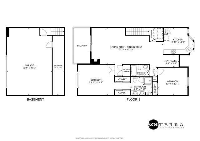 a picture of a floor plan