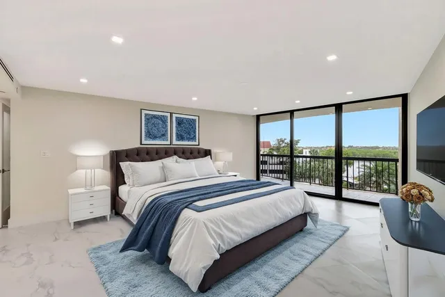 a view of an empty room with a stove