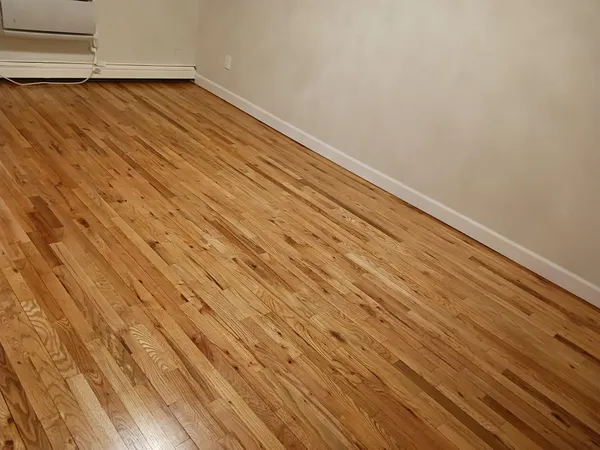 a view of wooden floor