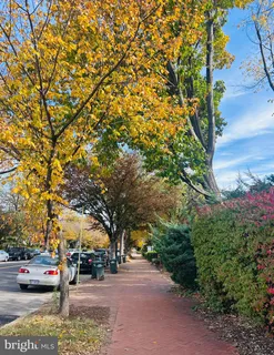 a view of a building with the street