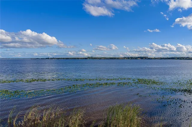 a view of a lake view and mountain