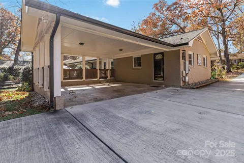 a view of a house with a outdoor space