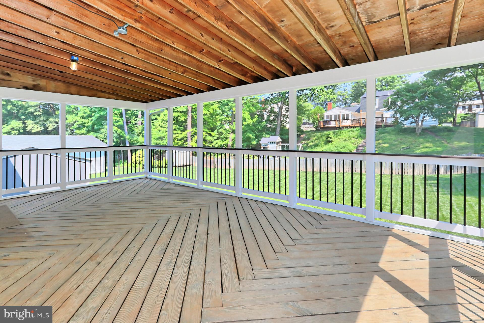 9110 Rockefeller Lane Springfield, VA 22153 - Photo 21 of 56 Porch just vinyl wrapped for easy maintenance