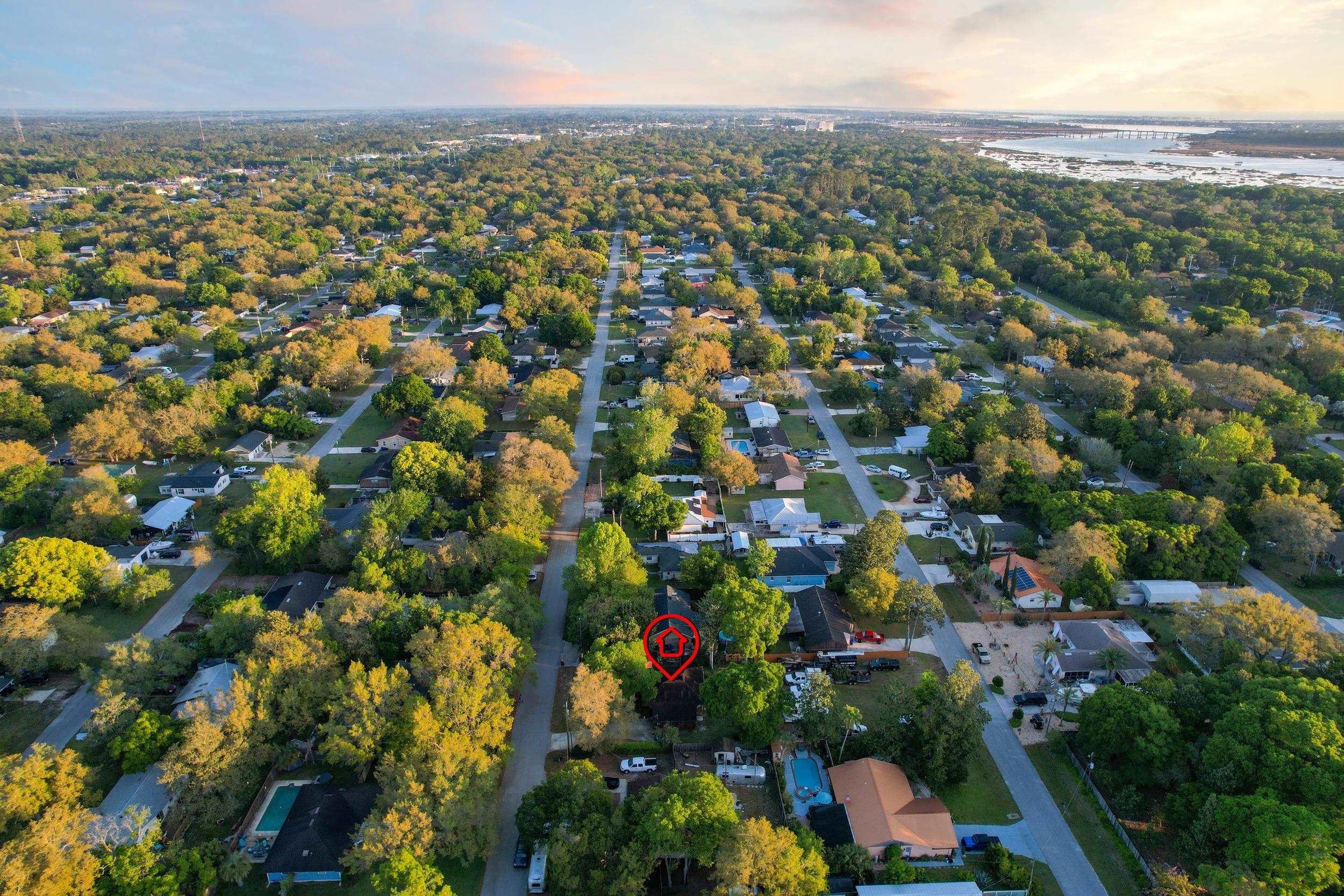 369 Orchis Road St. Augustine, FL 32086 - Photo 32 of 41 an aerial view of residential houses with outdoor space and trees
