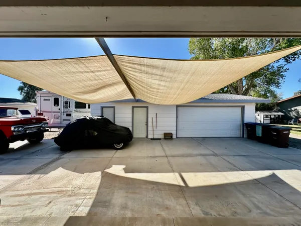 a view of a cars parking space