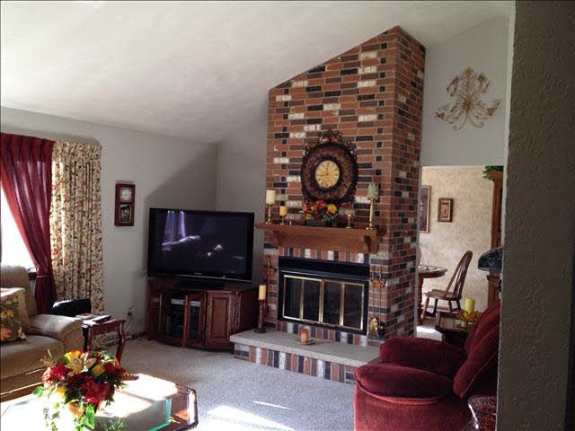 2039 West State Line Road Erie, MI 48133 - Photo 5 of 20 Family Rm Fireplace