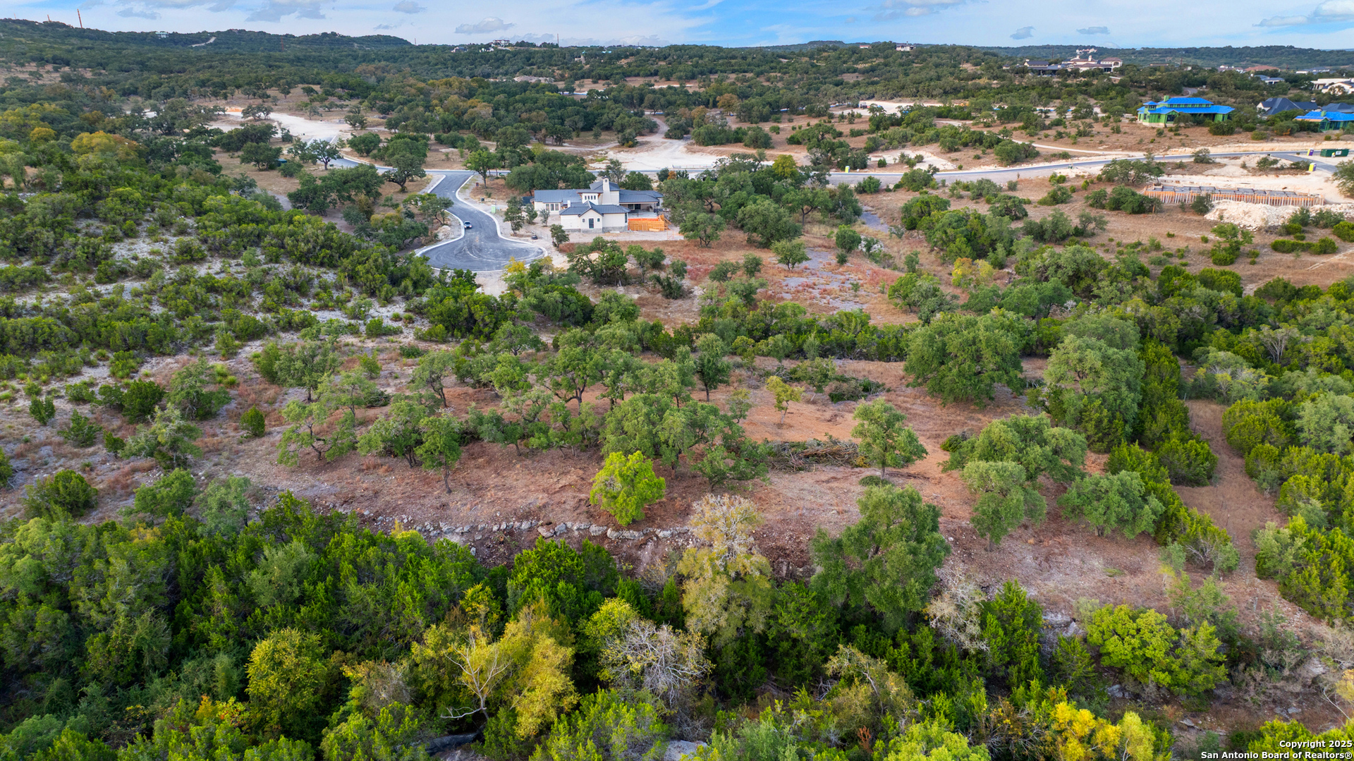 25722 Eden Point Boerne, TX 78006 - Photo 35 of 46 an aerial view of residential houses with outdoor and green space