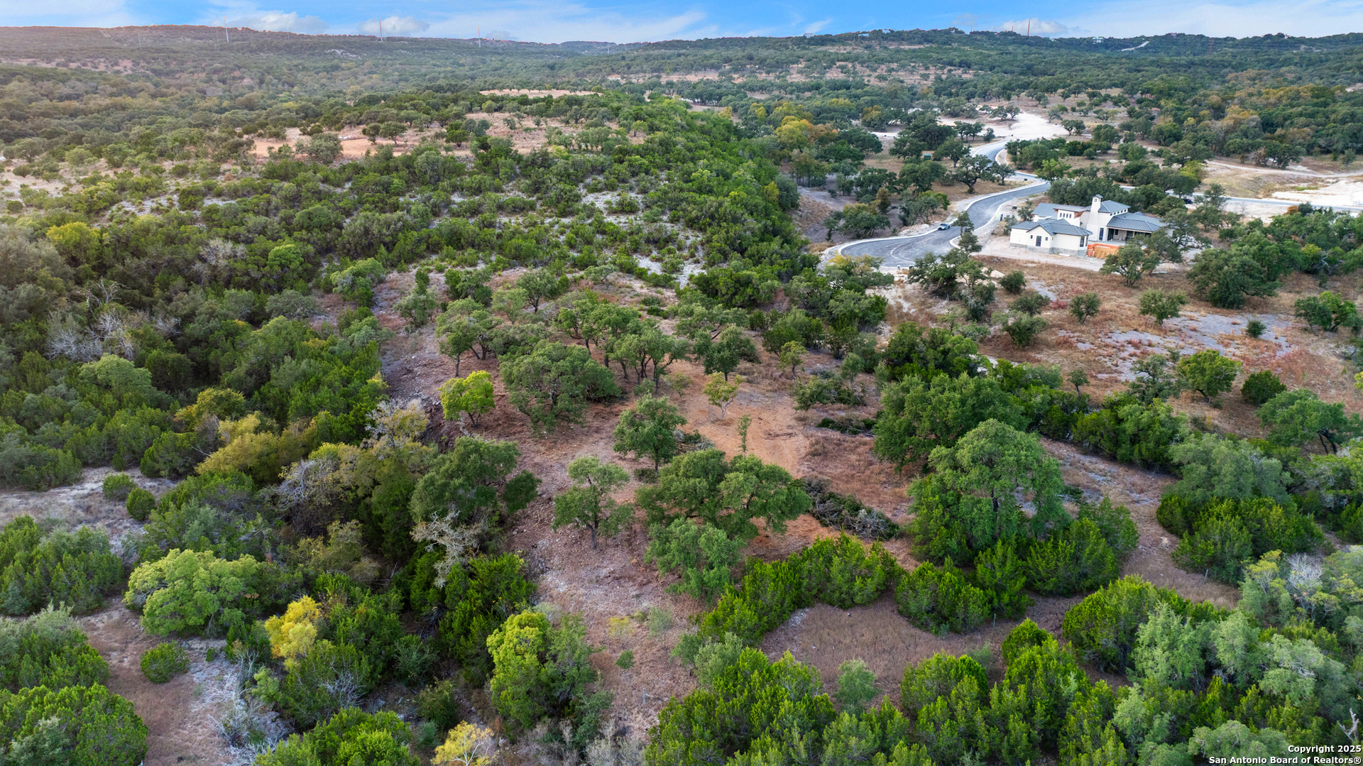 25722 Eden Point Boerne, TX 78006 - Photo 36 of 46 an aerial view of residential houses with outdoor and green space