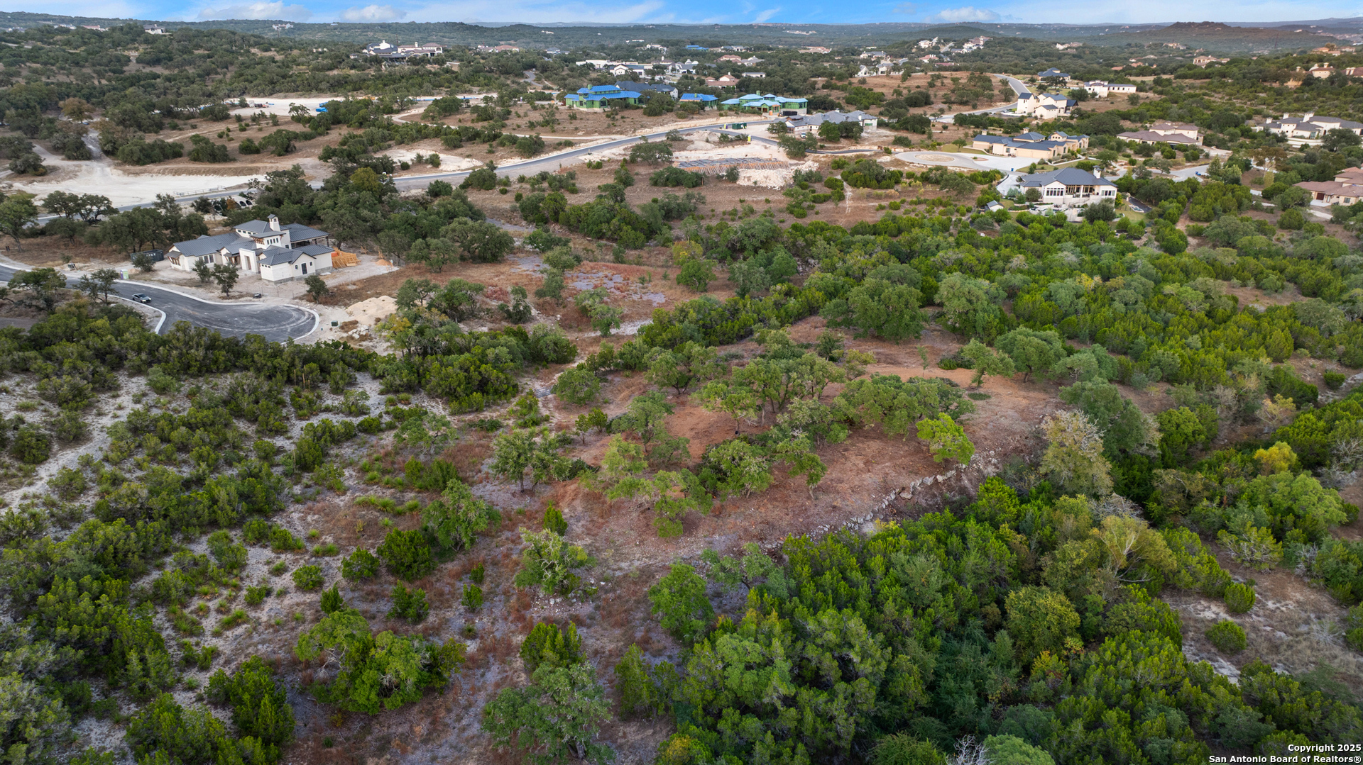 25722 Eden Point Boerne, TX 78006 - Photo 41 of 46 an aerial view of a city with lots of residential buildings