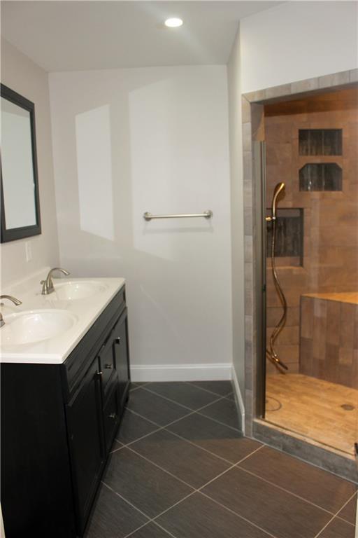 236 McCoy Place Road Sewickley, PA 15143 - Photo 9 of 19 AMAZING master bath with dual sink and fabulous shower