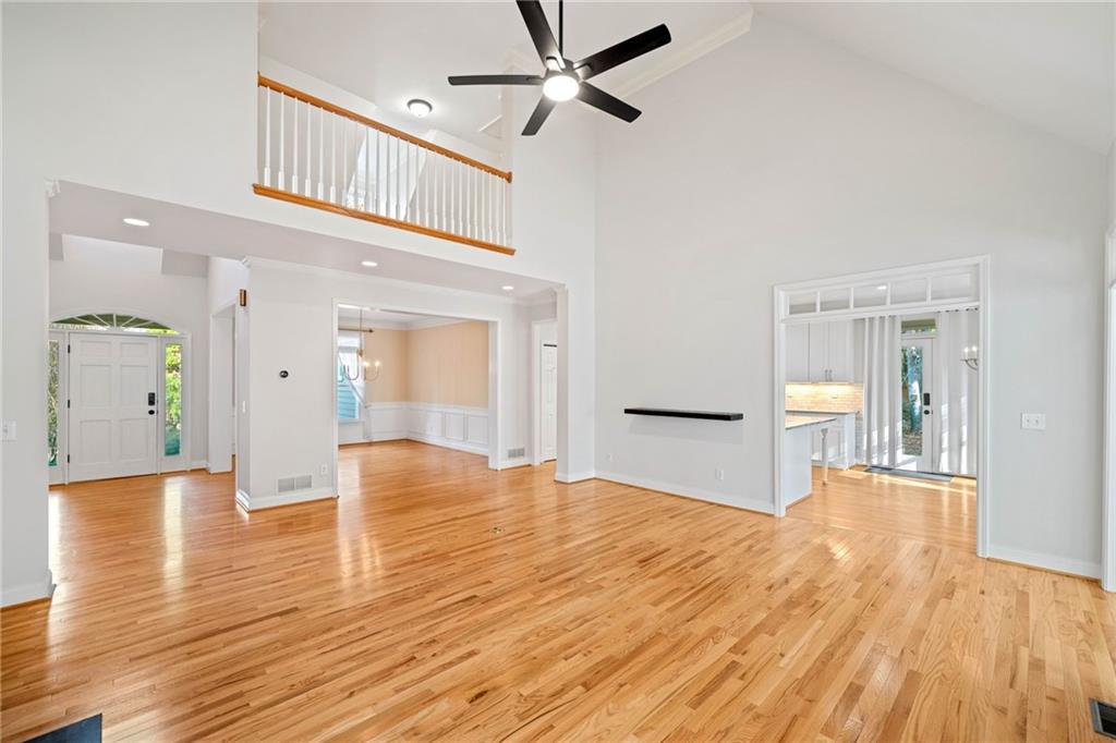 320 Allendale Drive Canton, GA 30115 - Photo 20 of 70 a view of an empty room with wooden floor