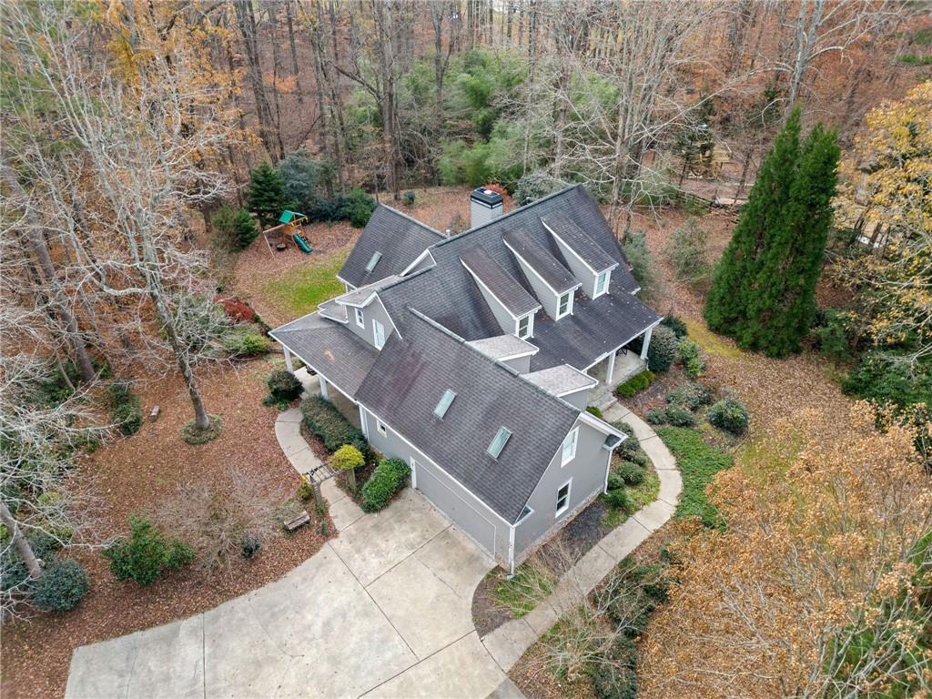 320 Allendale Drive Canton, GA 30115 - Photo 65 of 70 an aerial view of a house with outdoor space