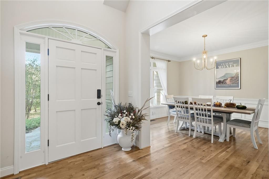 320 Allendale Drive Canton, GA 30115 - Photo 7 of 70 a view of a dining room with furniture window and wooden floor