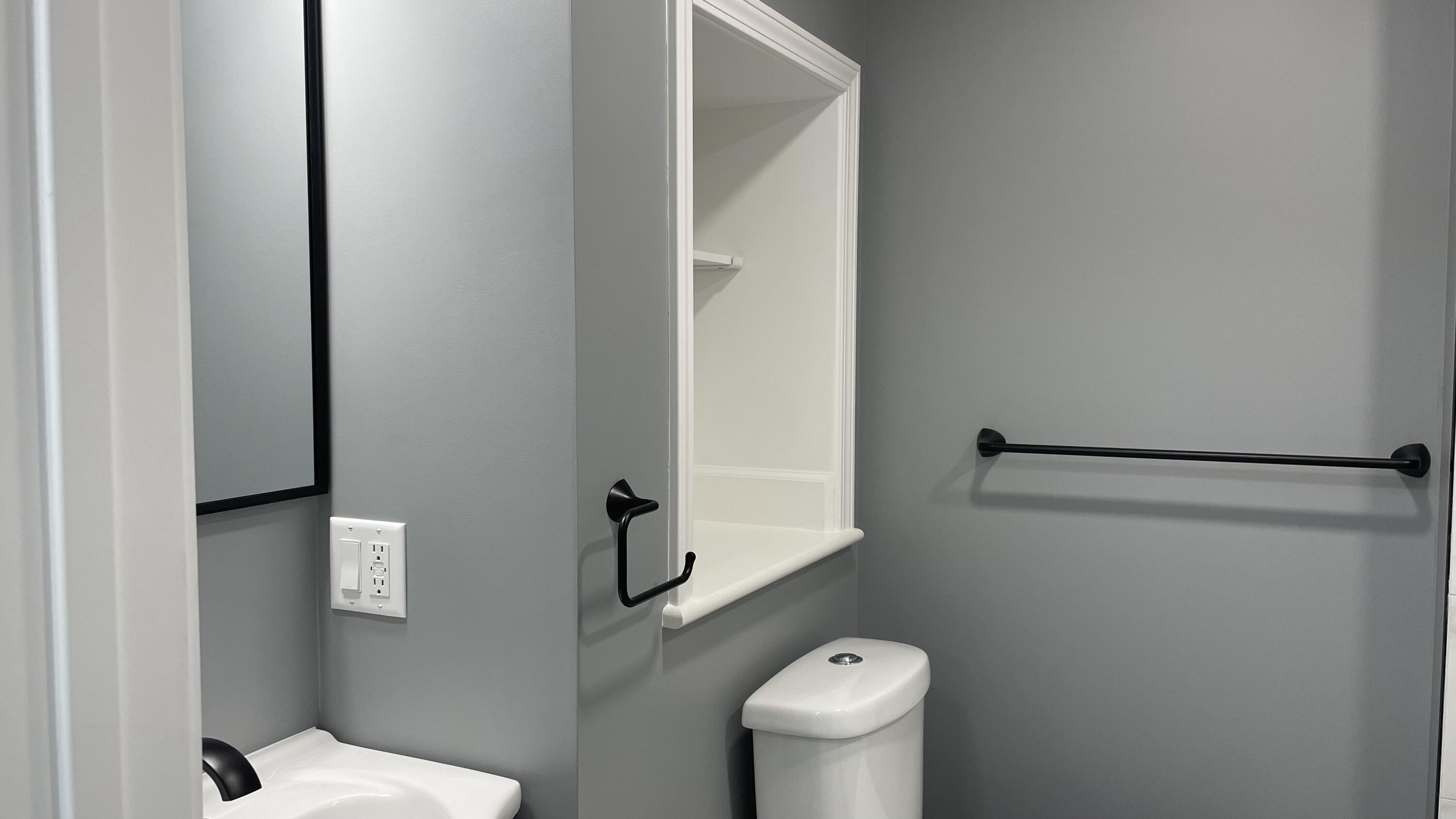 3362 Virginia Street Gary, IN 46409 - Photo 15 of 29 a bathroom with a toilet and a shower