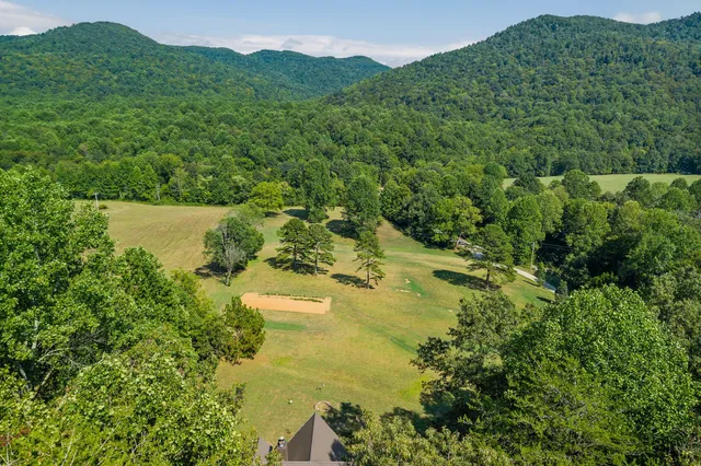 a house view with a backyard space