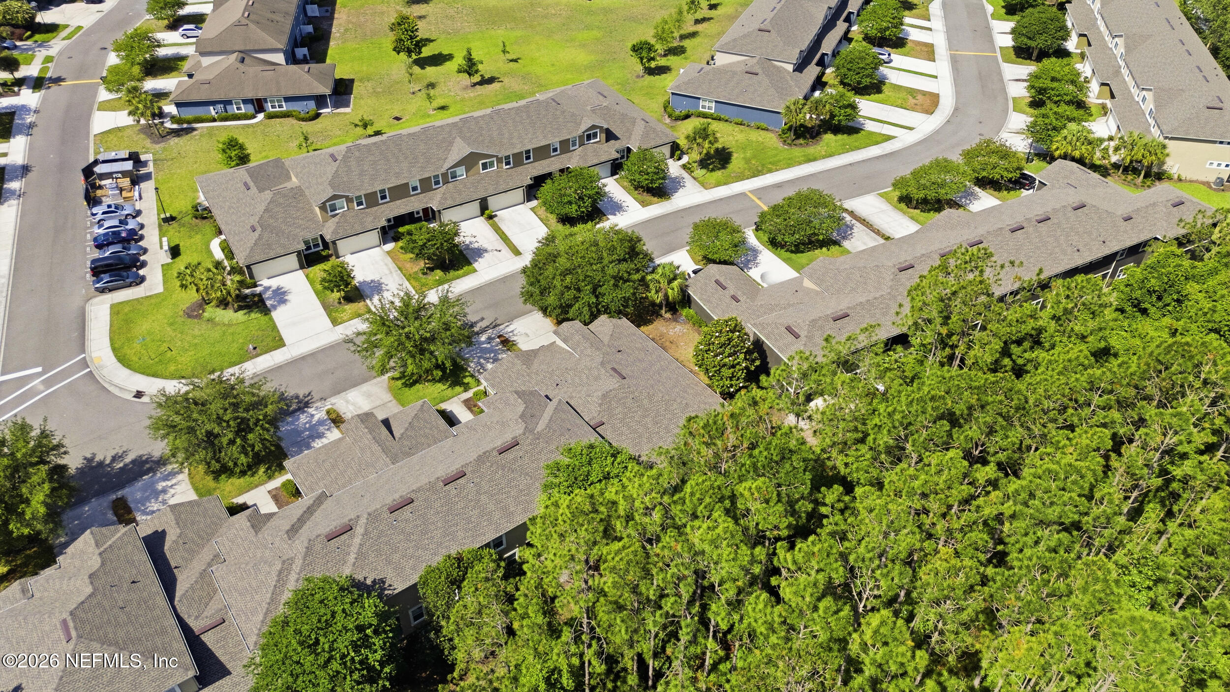 3260 Chestnut Ridge Way Orange Park, FL 32065 - Photo 31 of 39 an aerial view of a house with a garden