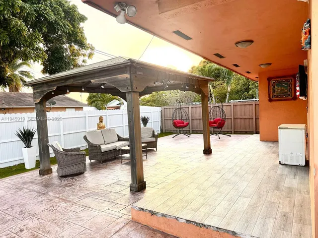a view of outdoor space yard deck patio and swimming pool