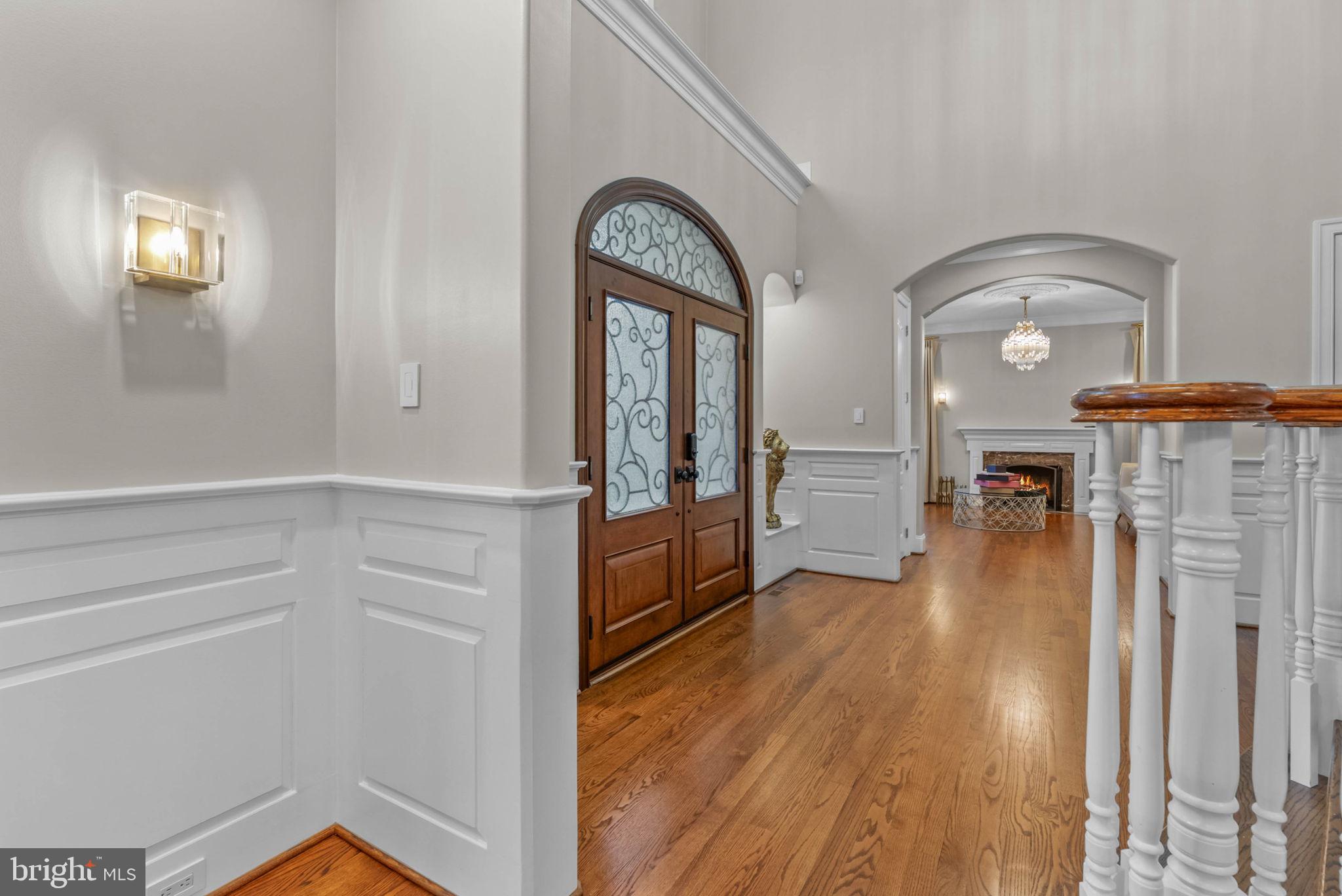 801 South Penn Oak Road Lower Gwynedd, PA 19002 - Photo 13 of 114 a view of a hallway view with wooden floor and staircase