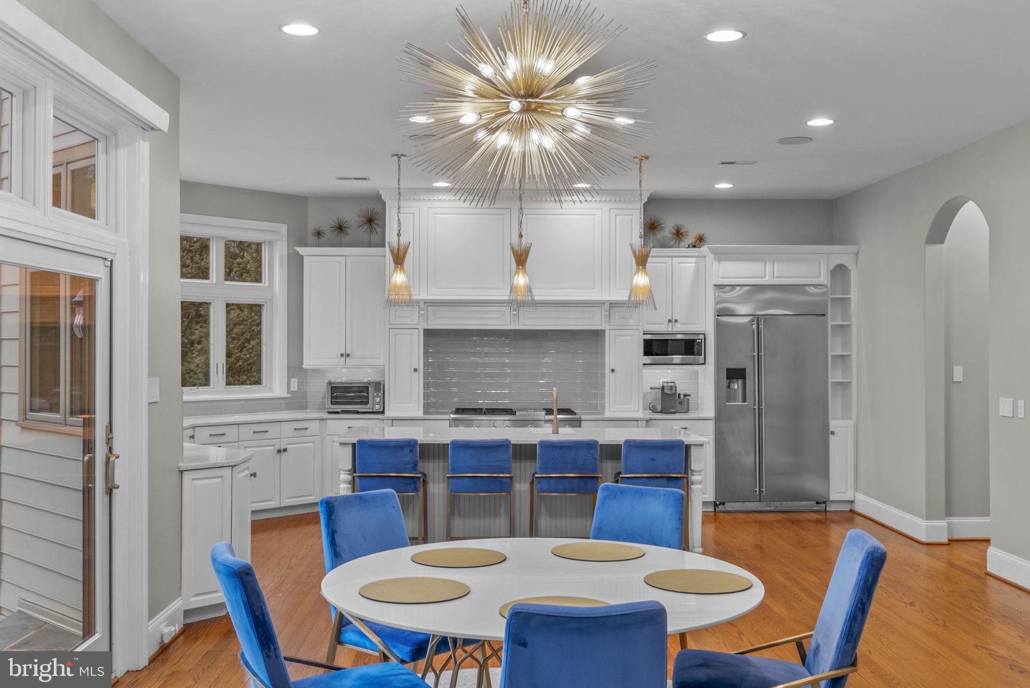 801 South Penn Oak Road Lower Gwynedd, PA 19002 - Photo 22 of 114 a view of a dining room with furniture and wooden floor
