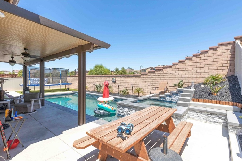 24802 Sandy Trail Place Menifee, CA 92584 - Photo 29 of 42 a view of an outdoor sitting area