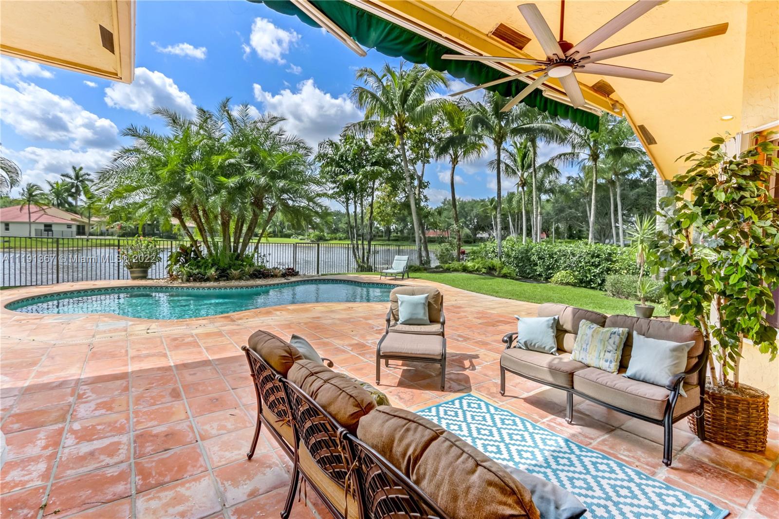 300 Mallard Road Weston, FL 33327 - Photo 6 of 46 a view of yard with seating area and furniture