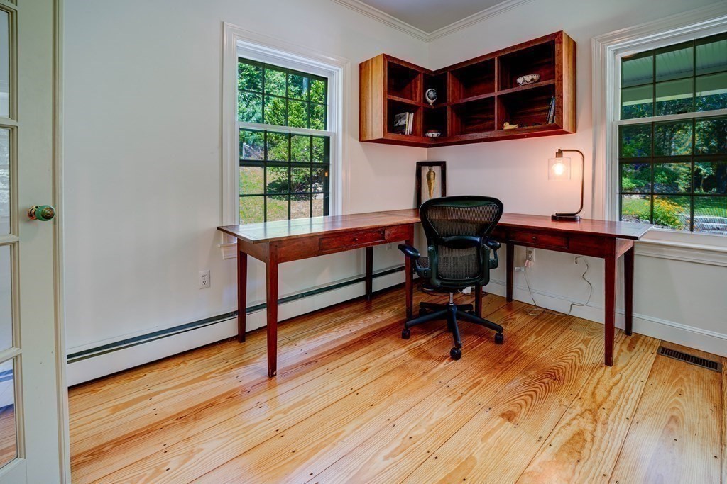 139 Stow Road Harvard, MA 01451 - Photo 18 of 42 a view of a workspace with furniture and a window