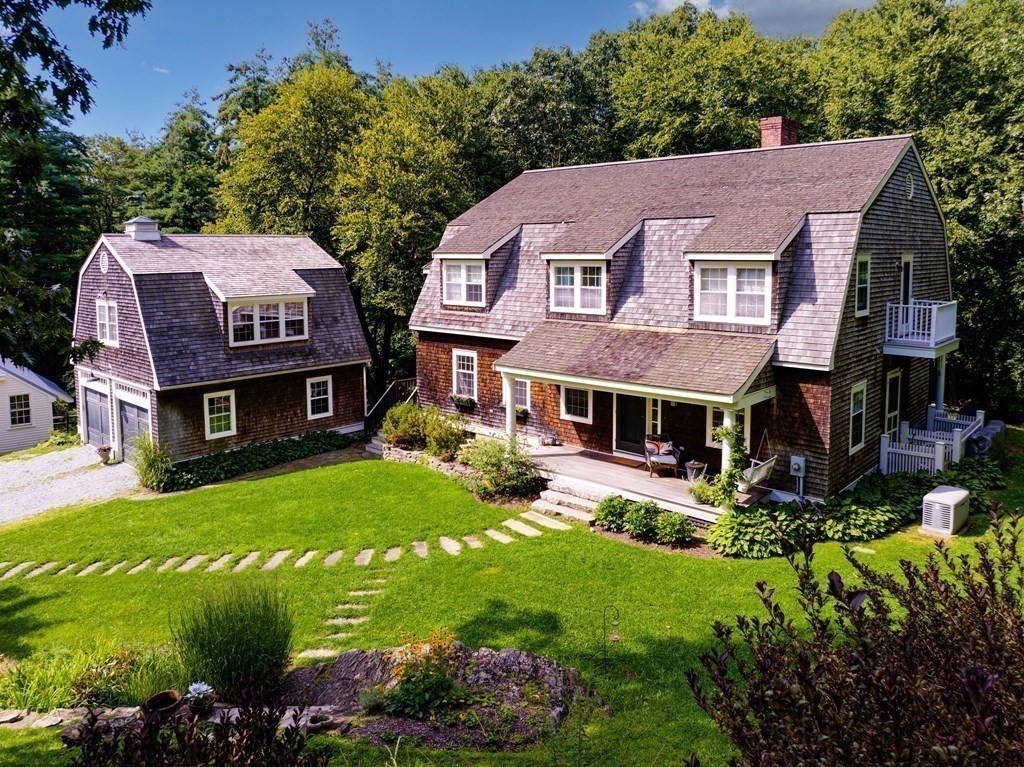 139 Stow Road Harvard, MA 01451 - Photo 3 of 42 a aerial view of a house with garden and yard