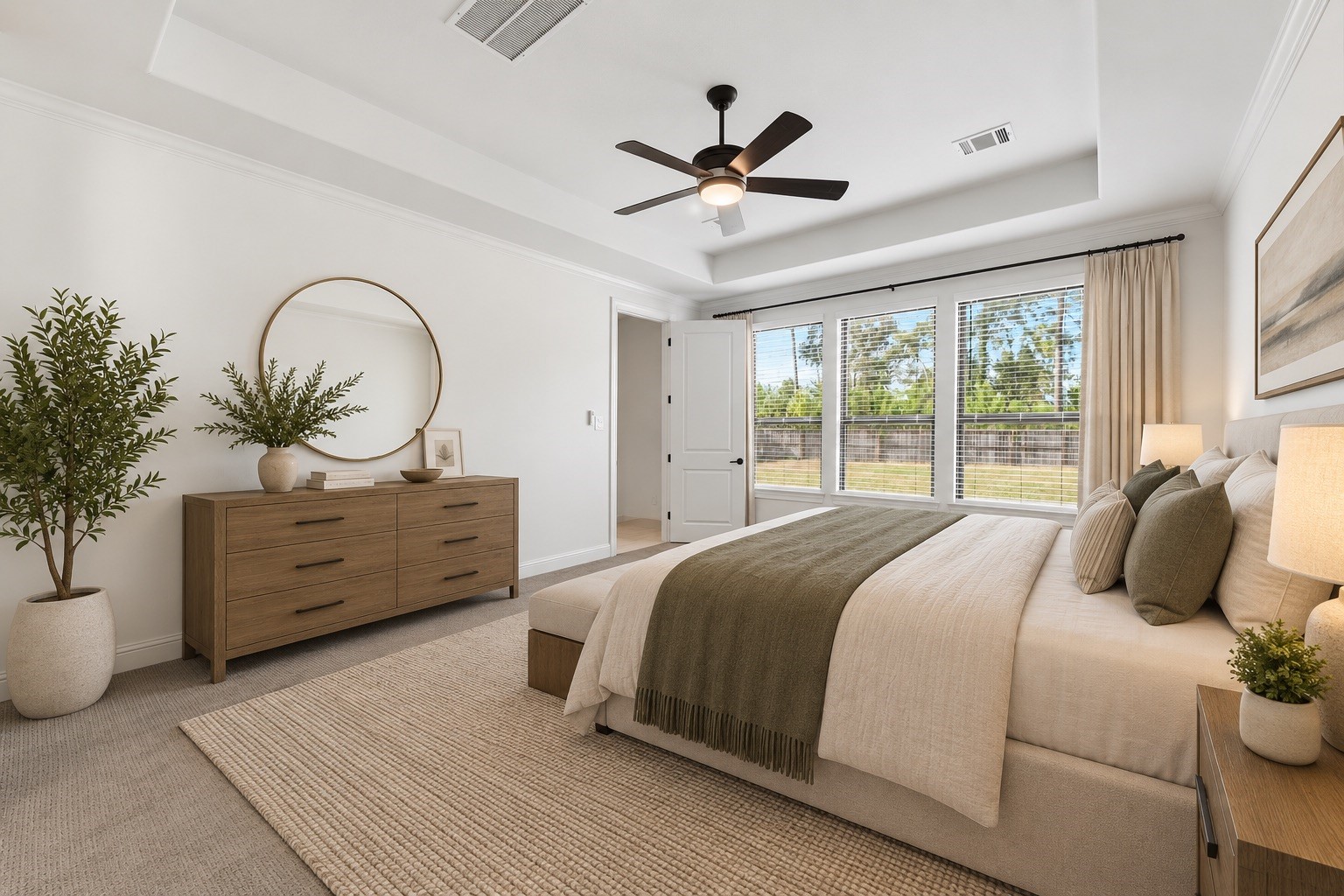 11915 Parsifal Creek Road Humble, TX 77346 - Photo 12 of 31 Virtually Staged – 1st-Floor Primary Bedroom