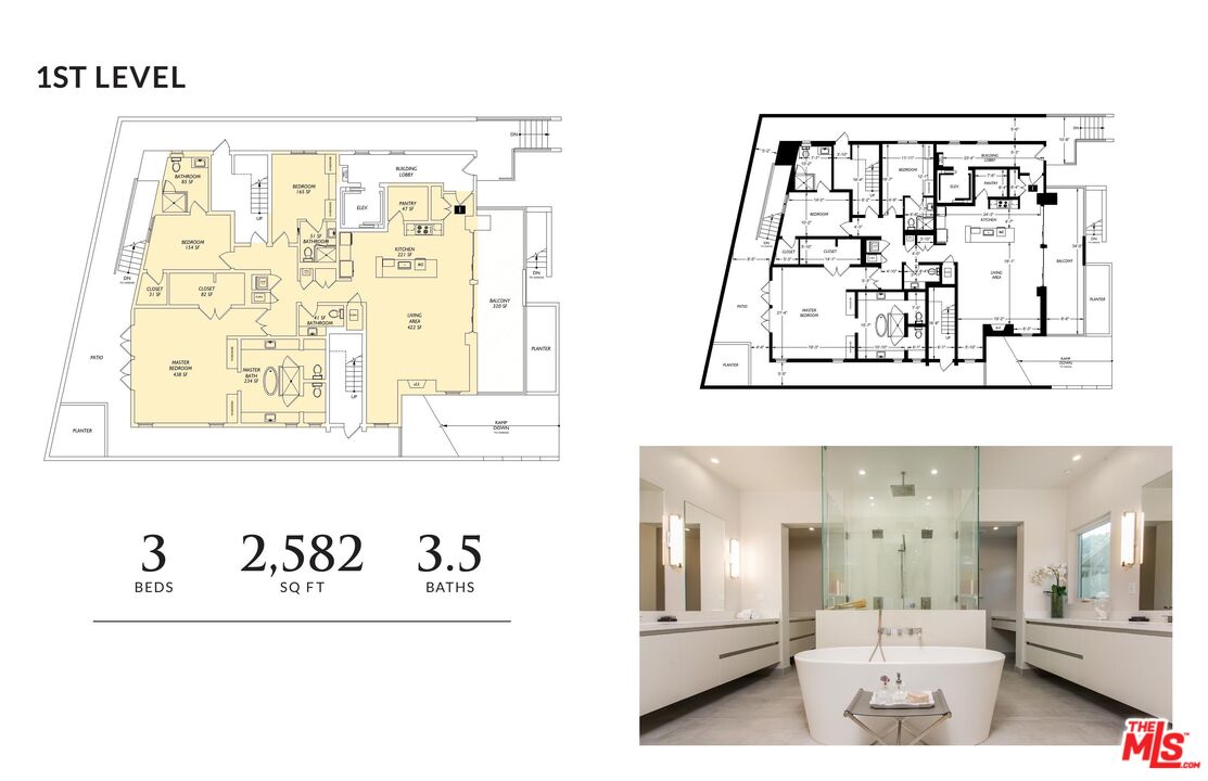 1621 Malcolm Avenue, Unit 101 Los Angeles, CA 90024 - Photo 28 of 34 a picture of a bathroom with a sink and a mirror