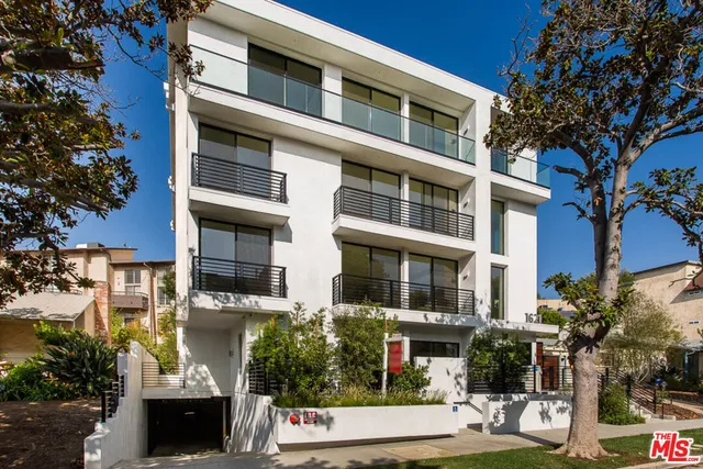 a view of a building with street view
