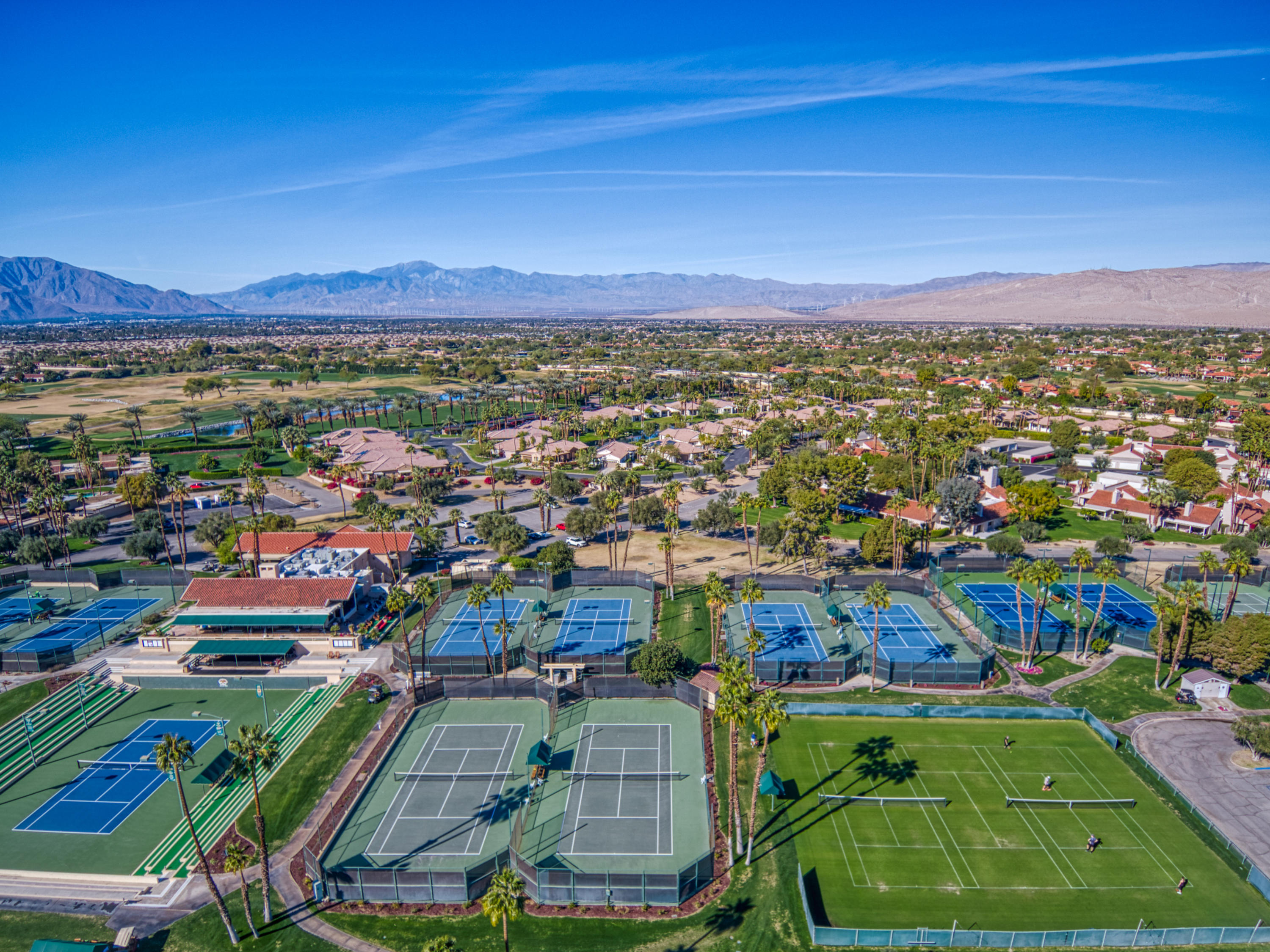 13 Wimbledon Circle Rancho Mirage, CA 92270 - Photo 10 of 62 an aerial view of a city