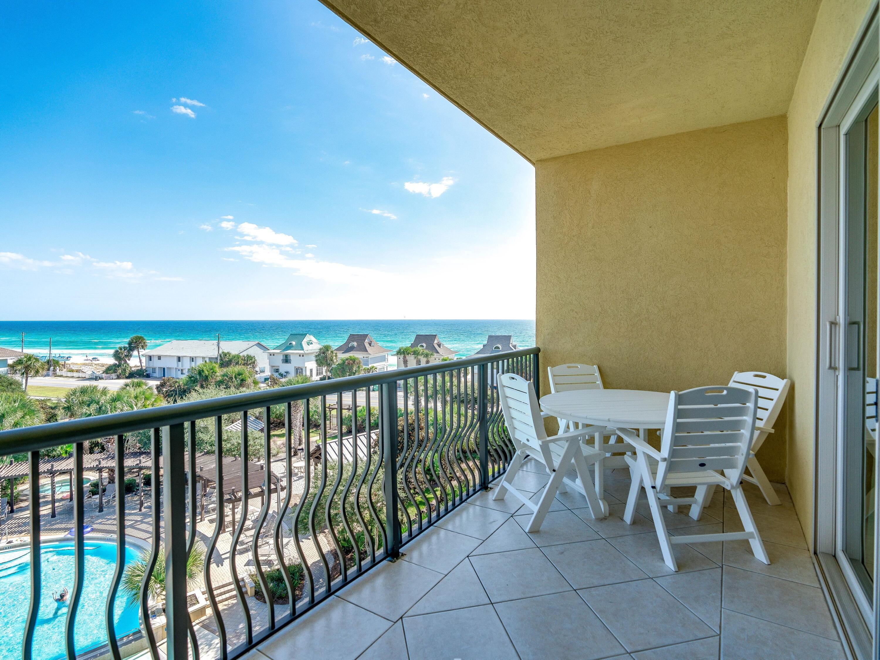 548 Sandy Cay Drive, Unit 510 Miramar Beach, FL 32550 - Photo 6 of 30 a view of a balcony with chairs