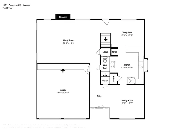 $2,300 | 18414 Arbormont Drive, Cypress, TX 77429