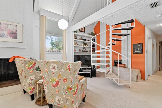 a view of furniture and workspace