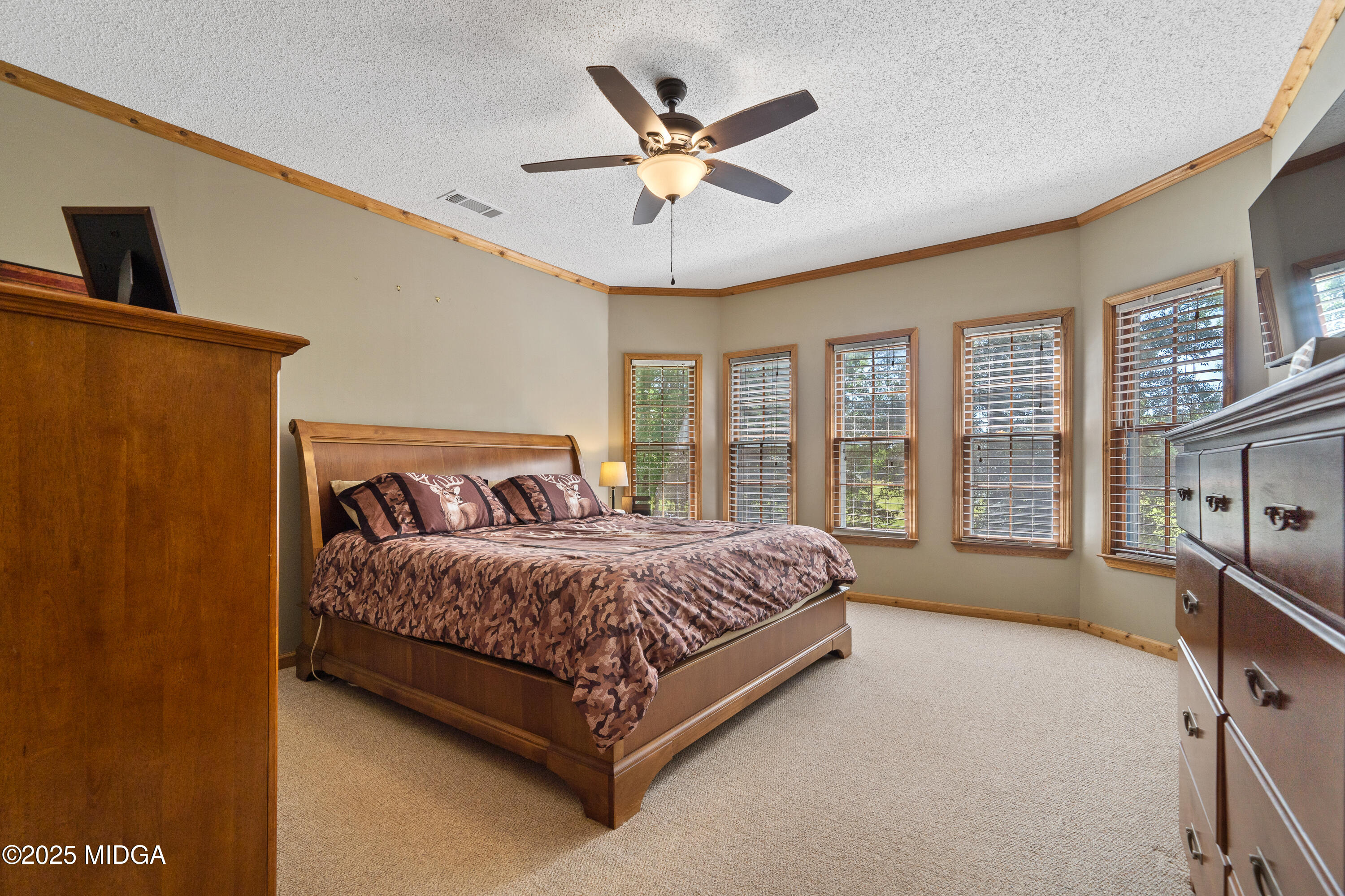 1627 Leguin Mill Road Locust Grove, GA 30248 - Photo 29 of 49 a spacious bedroom with a bed and window
