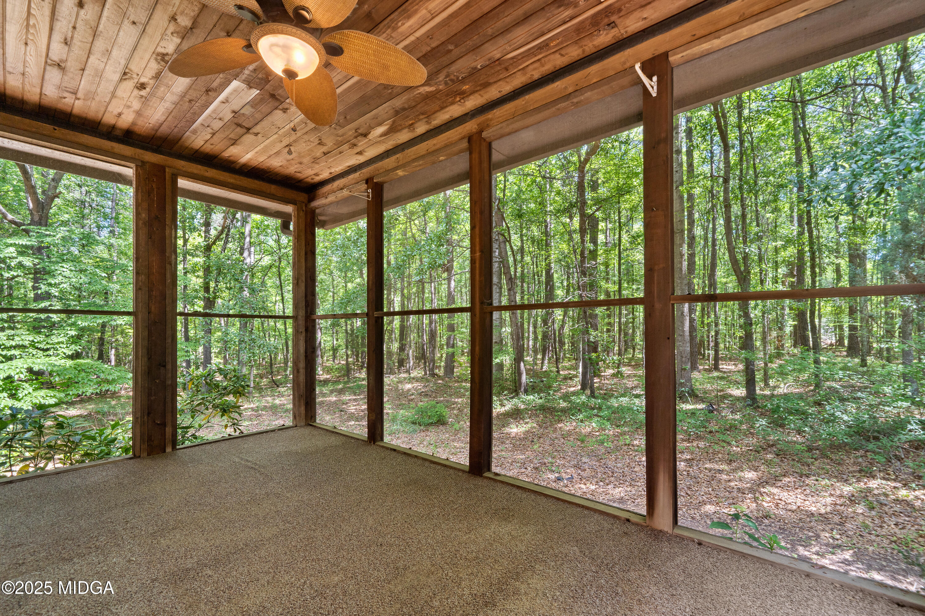 1627 Leguin Mill Road Locust Grove, GA 30248 - Photo 8 of 49 a view of backyard with green space