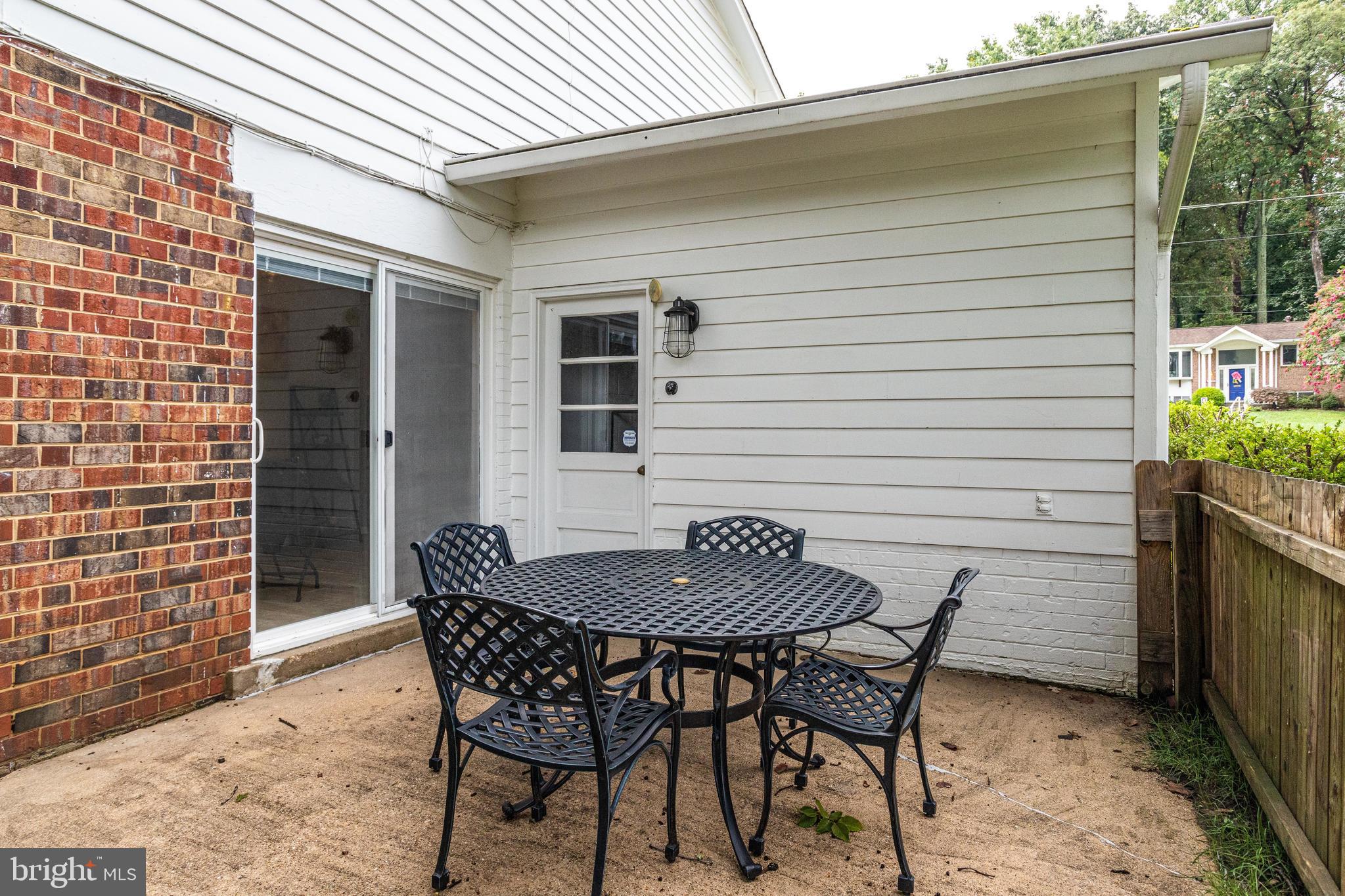 8524 Parliament Drive Springfield, VA 22151 - Photo 33 of 37 Patio off Kitchen for Easy Grilling