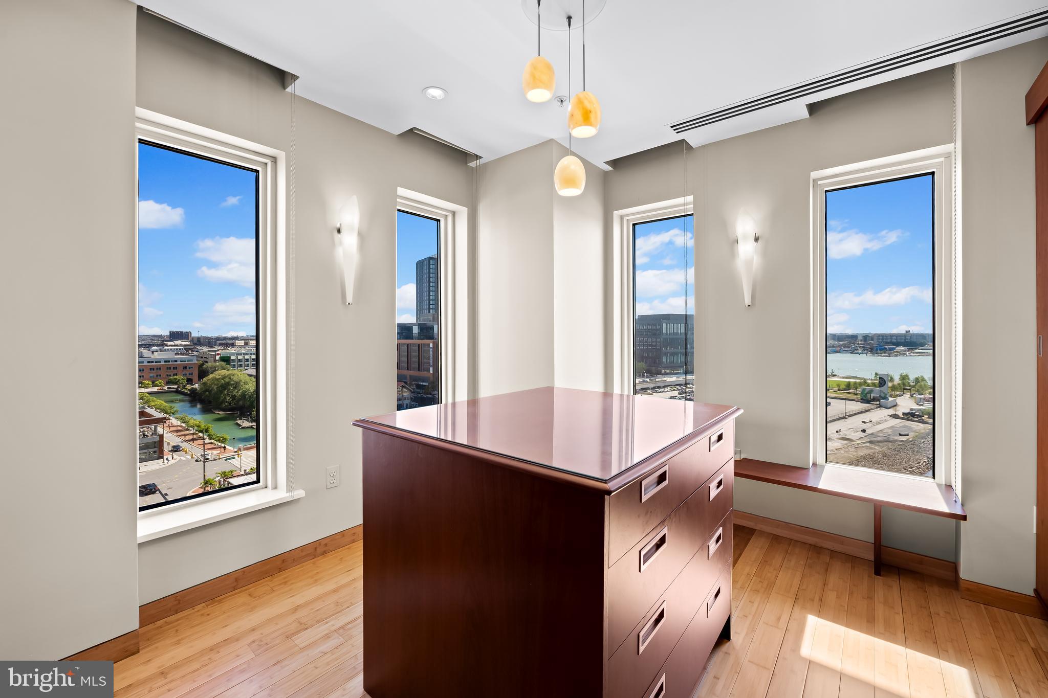 717 President Street, Unit PH802 Baltimore, MD 21202 - Photo 38 of 77 2nd floor - Primary Suite closet with a view