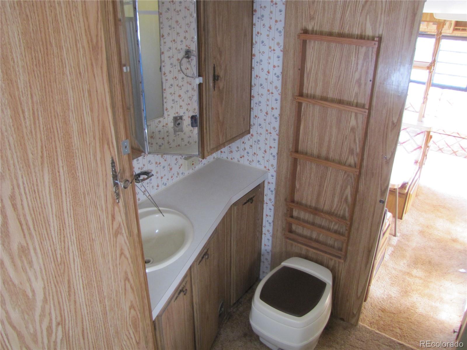 1808 Narrow Gauge Road Fairplay, CO 80440 - Photo 25 of 33 a bathroom with a sink and toilet