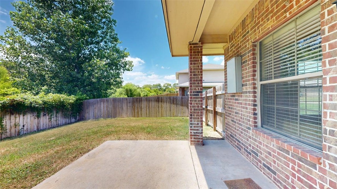 4436 Reveille Road College Station, TX 77845 - Photo 25 of 31 a view of a backyard with a patio
