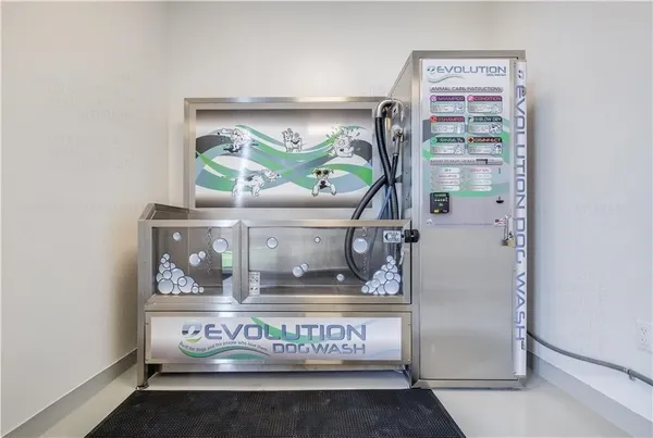 a view of water heater room