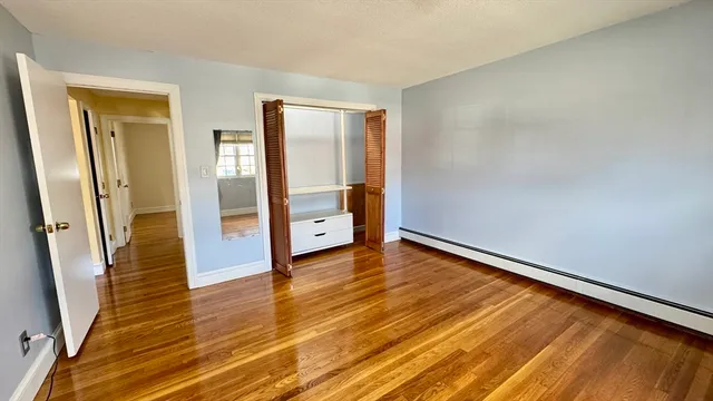 wooden floor in an empty room