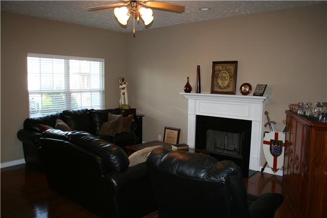 3717 Shoteka Drive Murfreesboro, TN 37128 - Photo 3 of 19 a living room with furniture and a fireplace