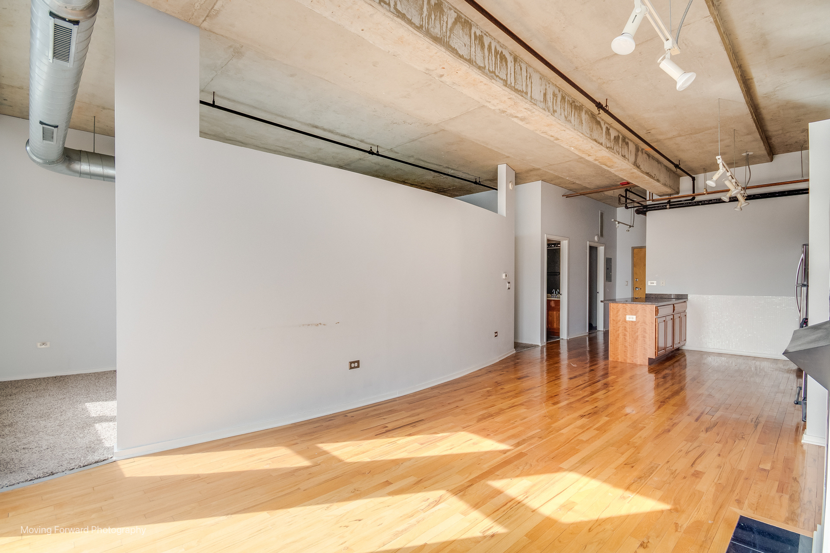 6 South Laflin Street, Unit 923 Chicago, IL 60607 - Photo 12 of 19 a view of empty room with wooden floor