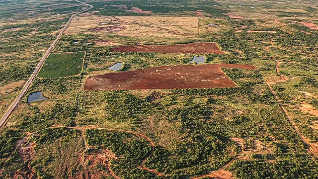 a view of an ocean and beach