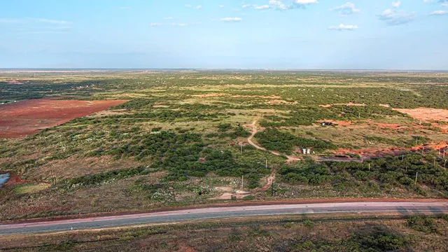 a view of an ocean and beach