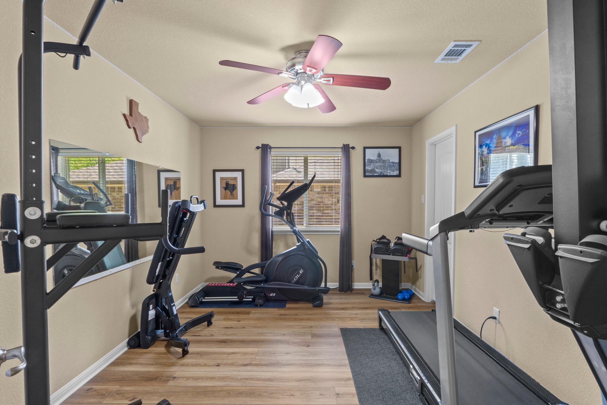 20525 Jackies Ranch Boulevard Pflugerville, TX 78660 - Photo 19 of 27 Fourth bedroom being used as fitness room. Has walk-in closet.
