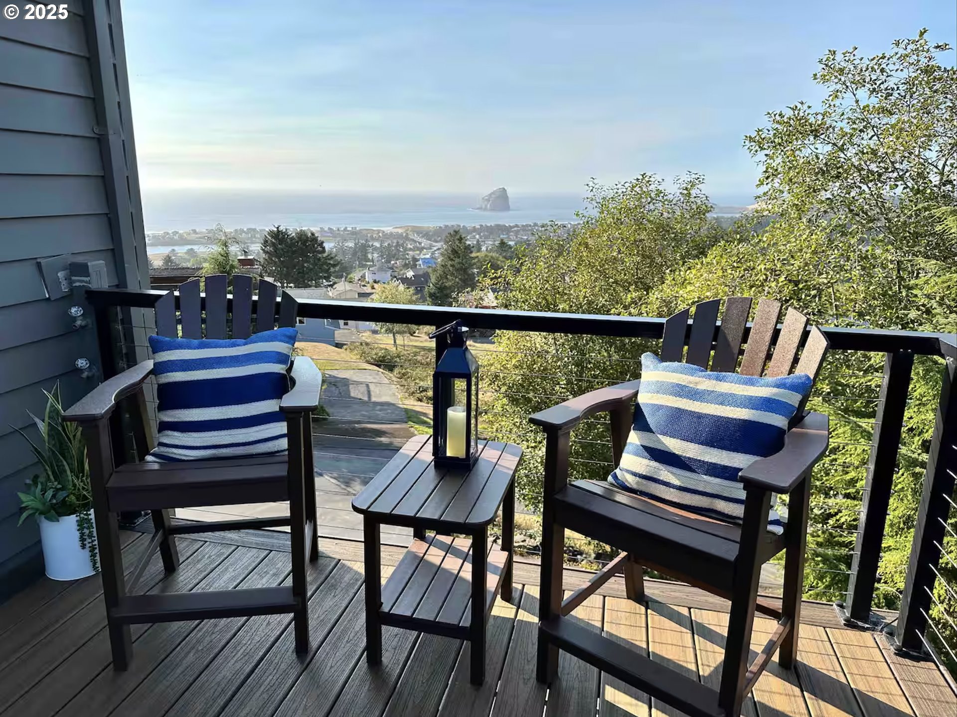 35445 Topping Road Pacific City, OR 97135 - Photo 18 of 37 a view of a balcony with chairs