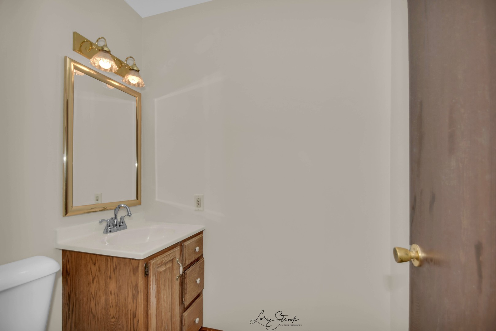 869 Heather Drive Bourbonnais, IL 60914 - Photo 11 of 23 a bathroom with a sink vanity and a mirror