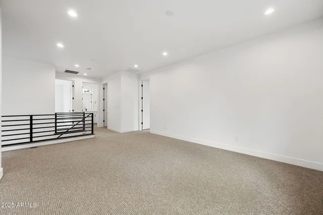 a view of an empty room